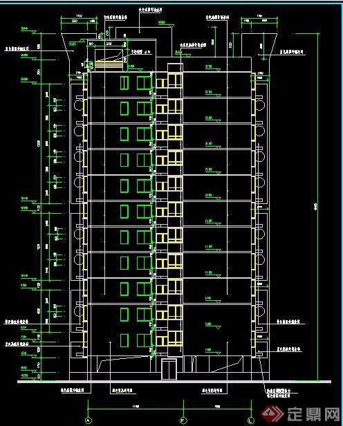 点式小高层住宅建筑设计图