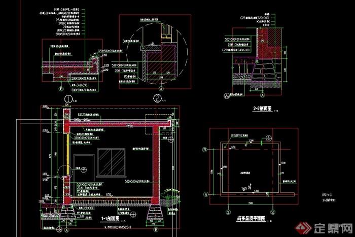 design for landscape (44)] 现代详细的岗亭素材设计cad施工图,图纸