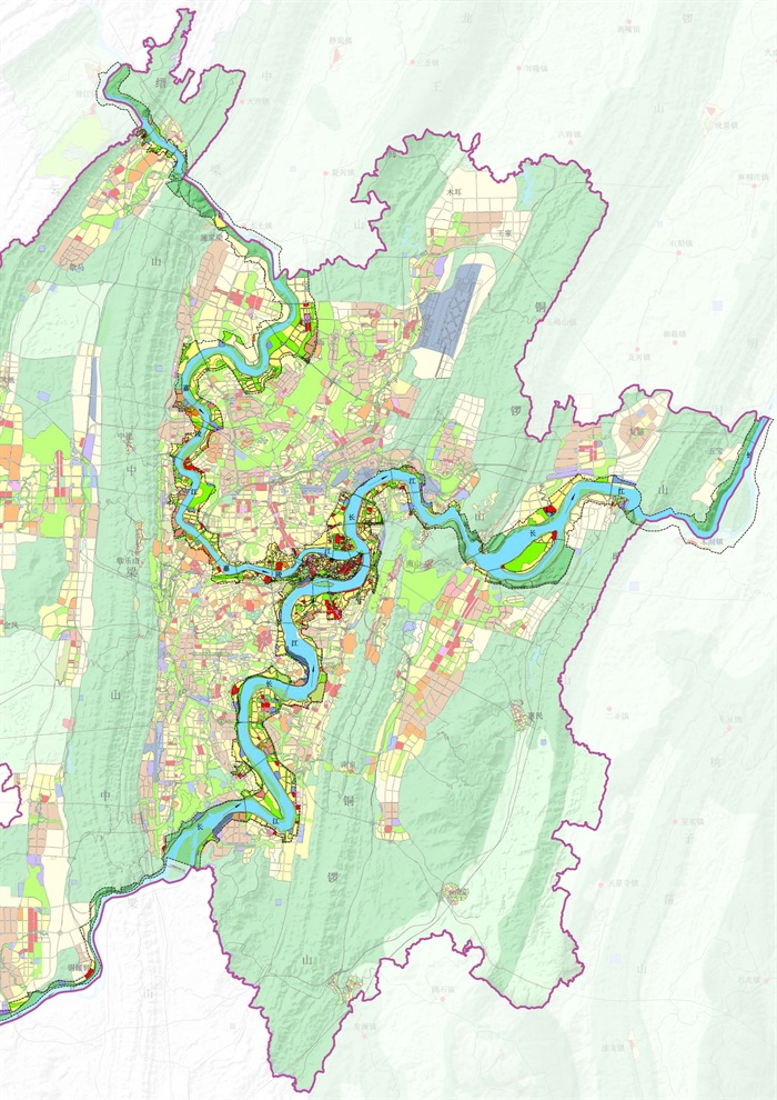 重庆主城两江四岸滨江地带总体战略规划和城市设计原创