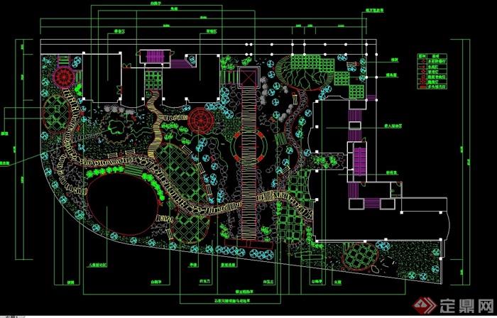 某商住广场空中花园设计cad,3d及效果图