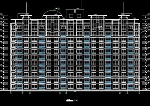 高层居住住宅楼建筑设计方案图