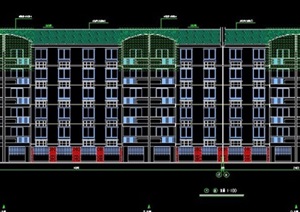 某小区六层住宅建筑方案图