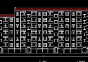 经济适用房公寓住宅建筑设计图
