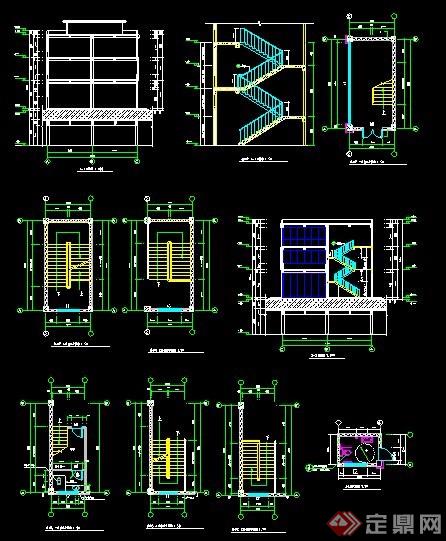 多层建筑楼梯设计图