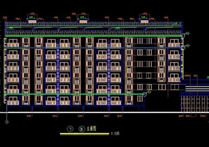 六层花园洋房住宅建筑施工图