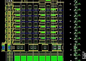 小高层商业住宅楼建筑方案图