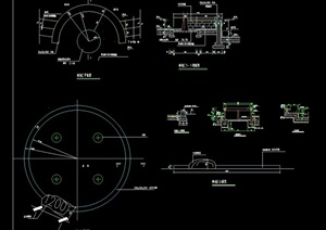 树池详细的精致设计cad施工图