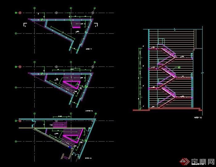 建筑楼梯节点设计图