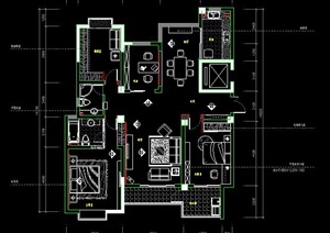 四室两厅家装室内设计方案