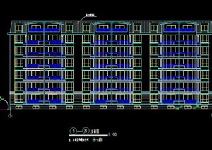 某现代多层住宅楼建筑施工图