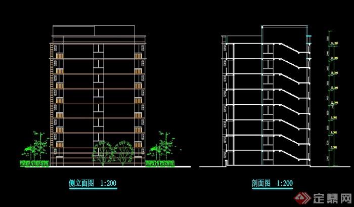 某中学学生公寓cad方案设计