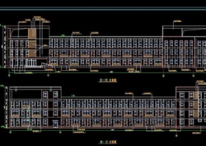 某小学三层教学楼设计cad施工图