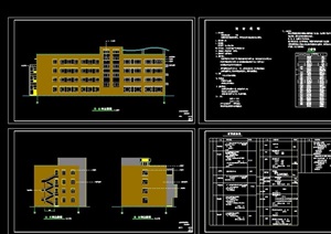 某小学多层详细的全套建cad施工图