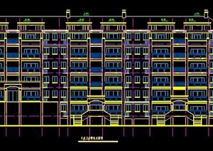 多层住宅楼建筑方案图