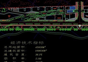 某滨江大道规划设计cad方案图