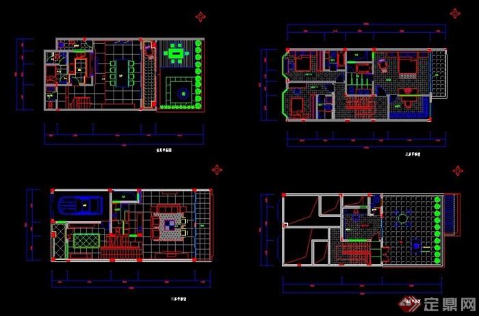 3层别墅住宅装修方案图