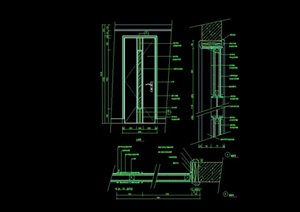 卧室门详细设计cad施工图