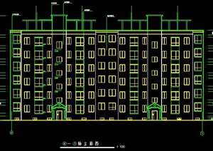 多层框架住宅楼建筑施工图