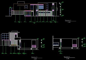 二层现代别墅自建房建筑图纸设计