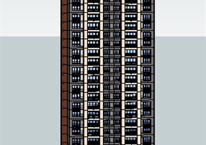 高层住宅，新中式风格，35层