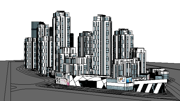 320-城市综合体，现代主义风格，2~40层(2)