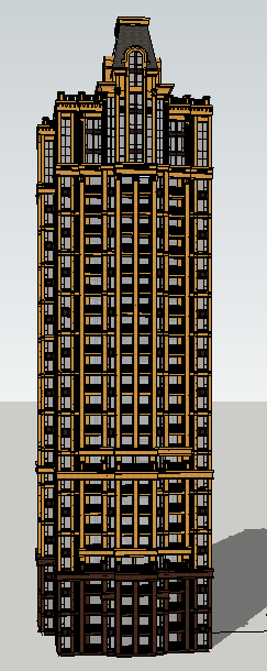 403-欧式高层住宅，现代主义风格，27层(2)