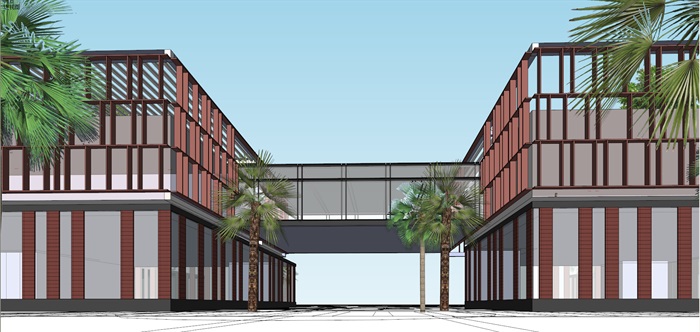 现代创意科技研发产业园创业园办公基地总部规划设计圆弧倒角办公楼(14)