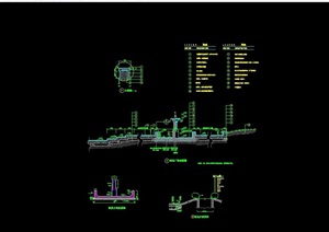 喷泉水池详细景观设计cad施工图