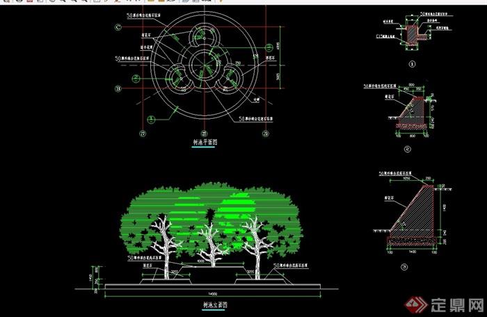 树池详细设计cad施工图