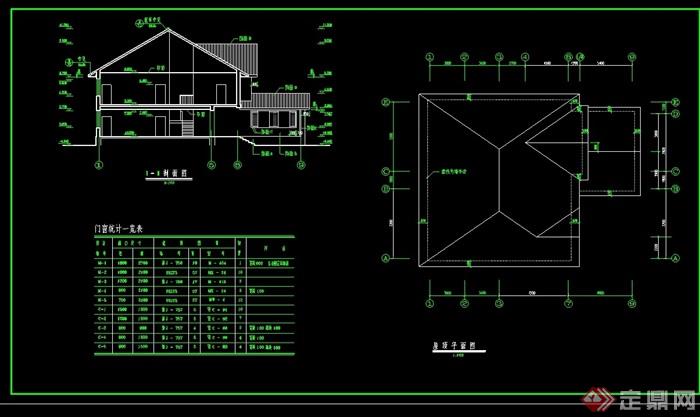 景区别墅建筑详细完整设计cad施工图