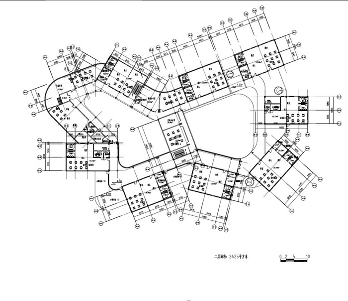 现代15班幼儿园建筑方案设计（含平立剖、实景图）(7)