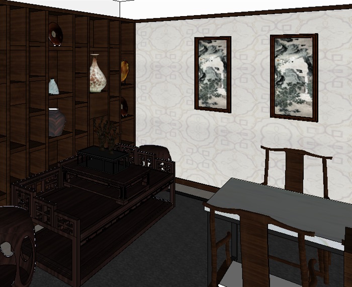 03--中式别墅室内图模型(9)