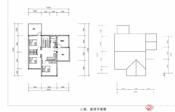 中式庭院别墅建筑设计jpg方案及效果图