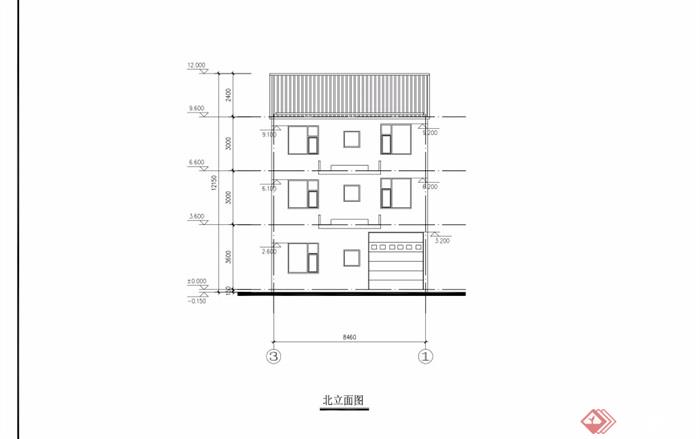 三层中式详细的住宅别墅设计pdf方案