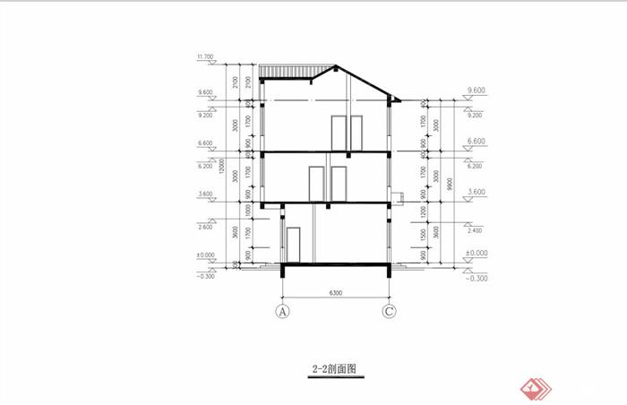 中式详细的三层联排别墅设计pdf方案