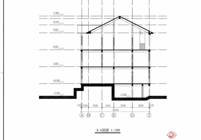 详细的中式联排三层别墅设计pdf方案