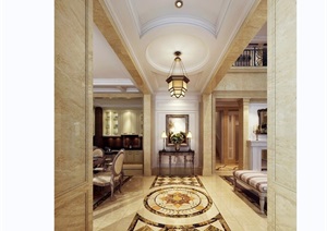 详细的客厅装饰设计3d模型及效果图