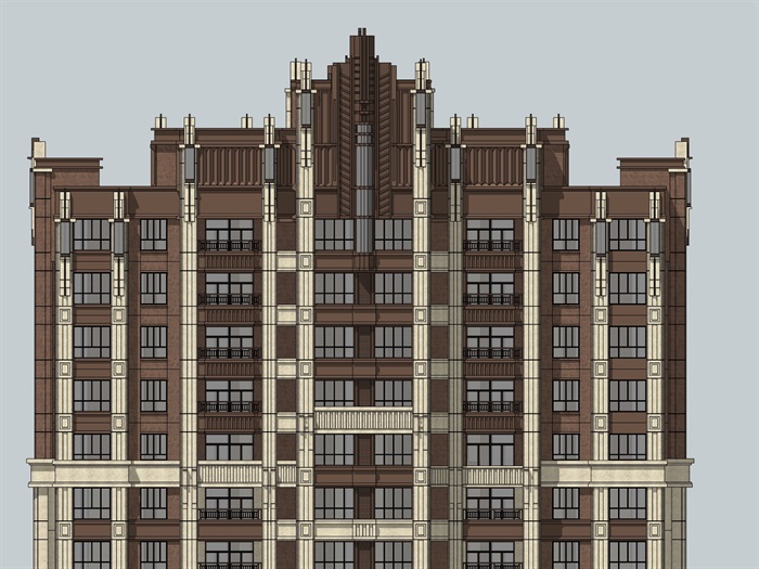 33层西方新古典高层住宅(5)