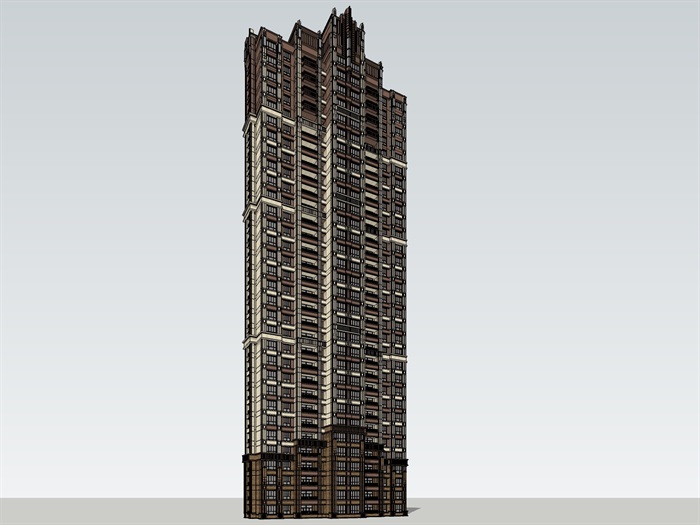 33层西方新古典高层住宅(8)