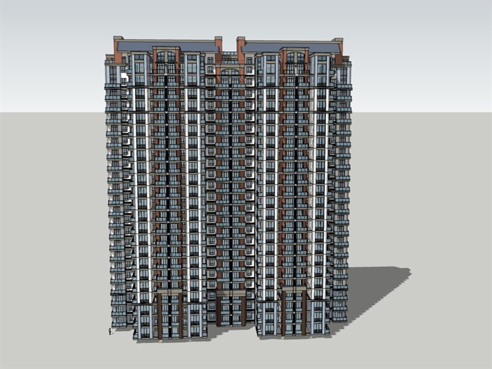 24层板式新古典住宅(3)