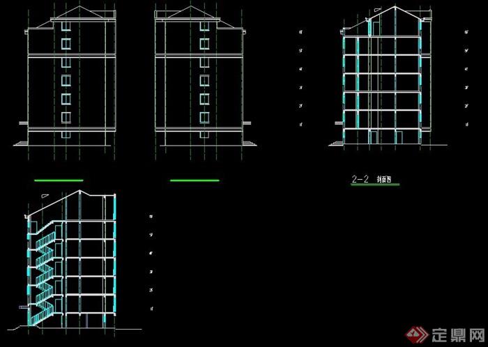 六层住宅楼建筑方案设计图