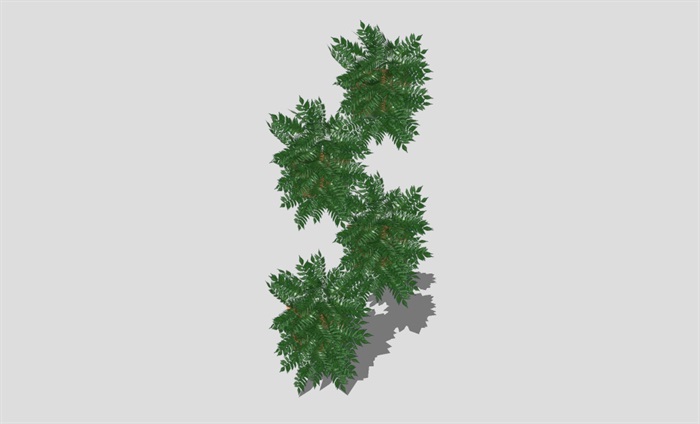 植物墙垂直绿化墙格子架植物架花架模型(14)