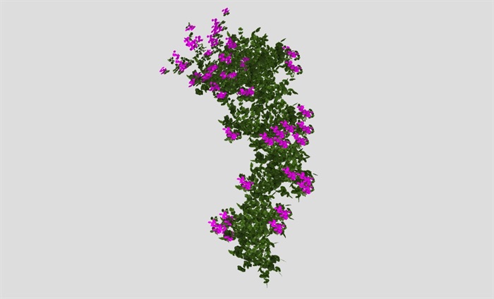 植物墙垂直绿化墙格子架植物架花架模型(15)