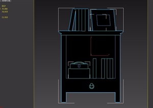 详细的住宅室内柜子素材设计3d模型