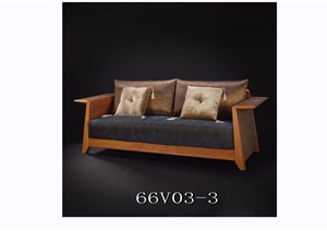东南亚风格家具沙发素材3d模型及效果图