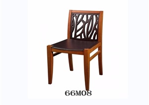 东南亚风格室内靠椅子素材3d模型及效果图