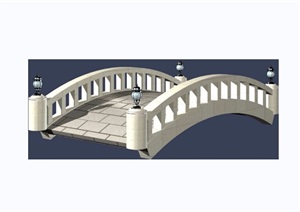 园林景观园桥素材设计3d模型及效果图