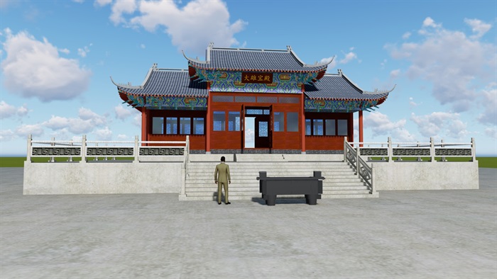 寺庙模型(1)