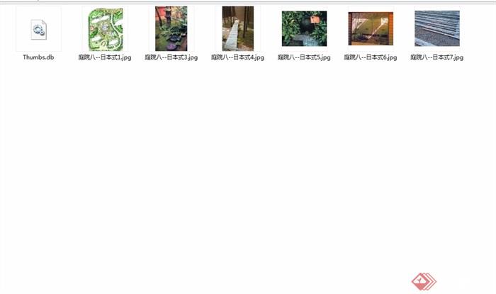日式风格住宅小区景观jpg方案及实景图