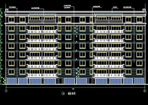 七层住宅楼建筑图纸设计